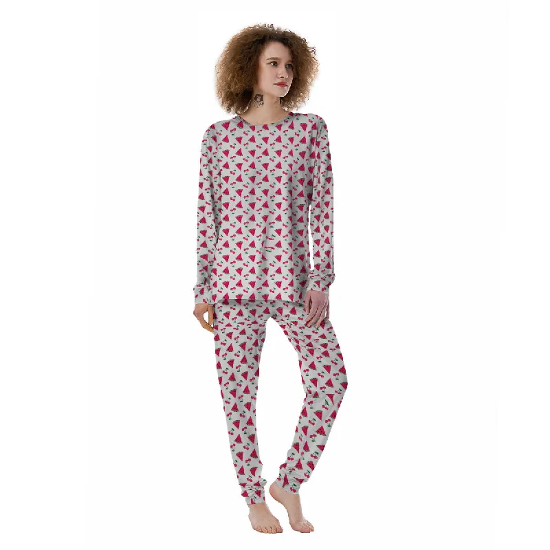 Watermelon Cute Berry Print Pattern Women's Pajamas Men's pajama sets