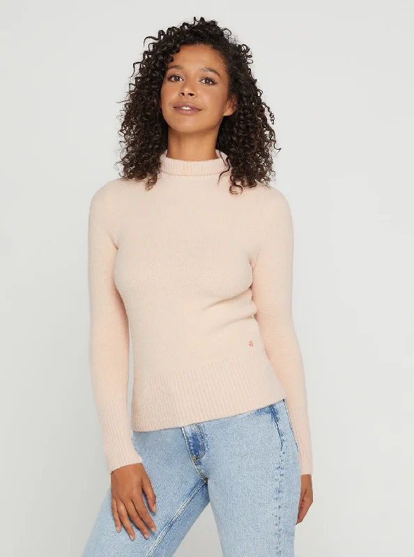 Dolly Pink Marion Knit Jumper Cropped sweaters