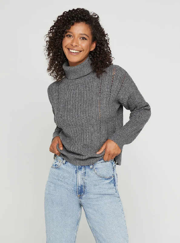 Grey Deborah Knit Jumper Mohair sweaters