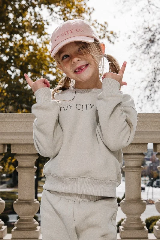 Mini Ivy City Sweatshirt in Sage Smocked mini dresses