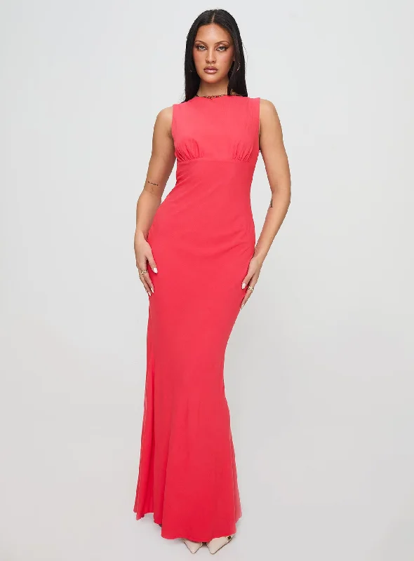 Bourne Maxi Dress Red Corset maxi dresses