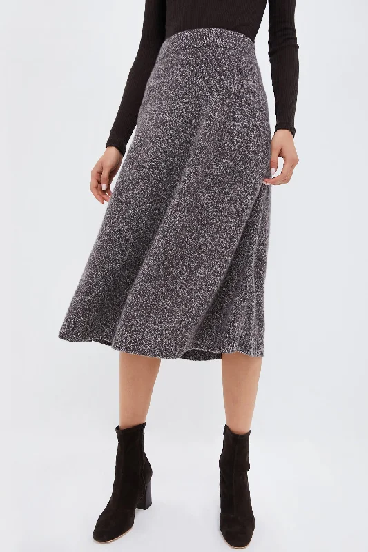 Dark Brown Piega Skirt Low-rise unclassified skirts