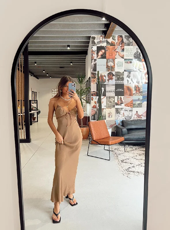 Emily Maxi Dress Brown ASOS maxi dresses