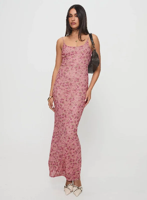 Kastin Maxi Dress Pink Floral Revolve maxi dresses