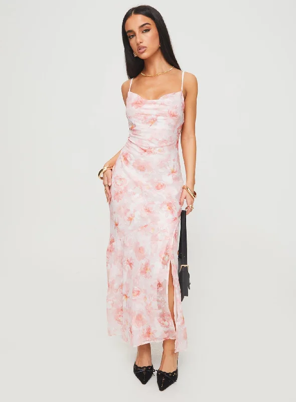 Mafalde Maxi Dress Pink Clubbing maxi dresses