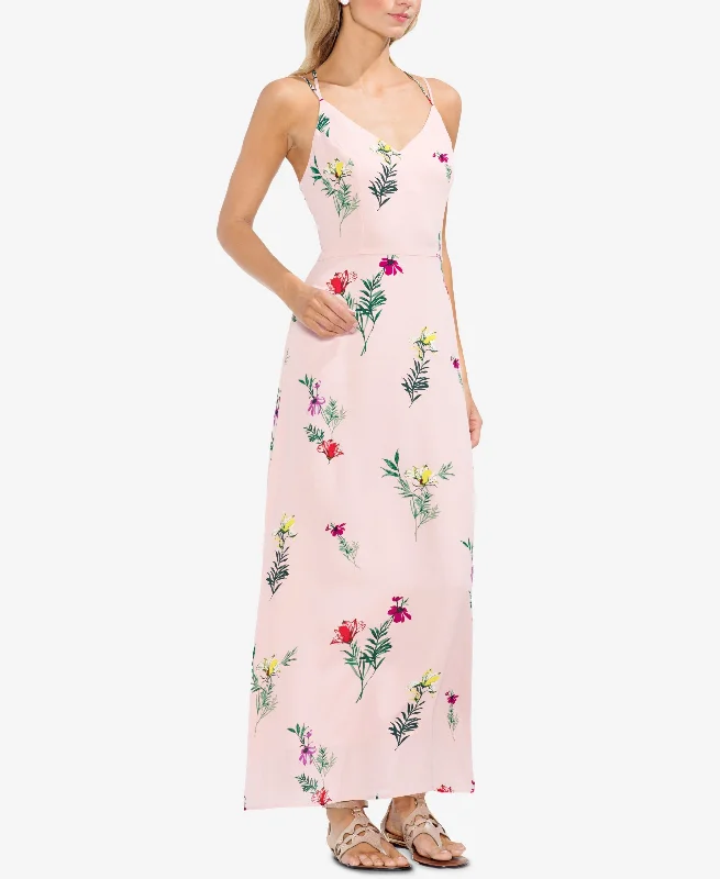 Vince Camuto Floral Print Maxi Dress Cotton maxi dresses