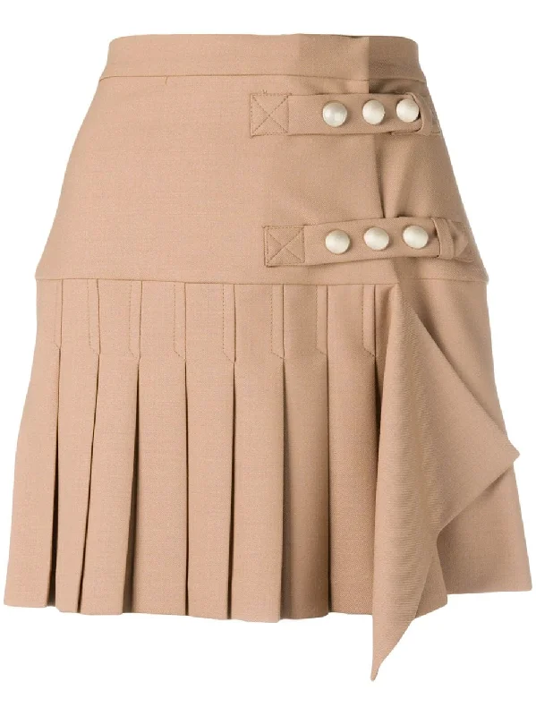 pleated fitted mini skirt Fitted Mini Skirt