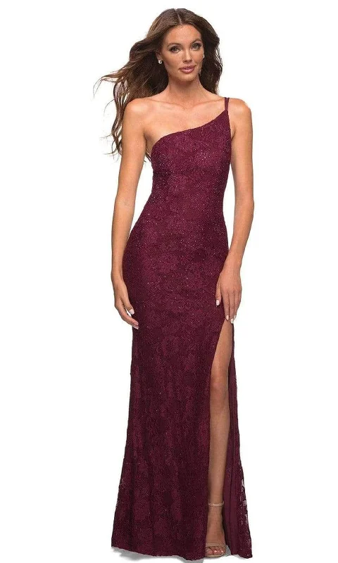 La Femme - 30441 Strappy Back Lace Gown Fall party dresses