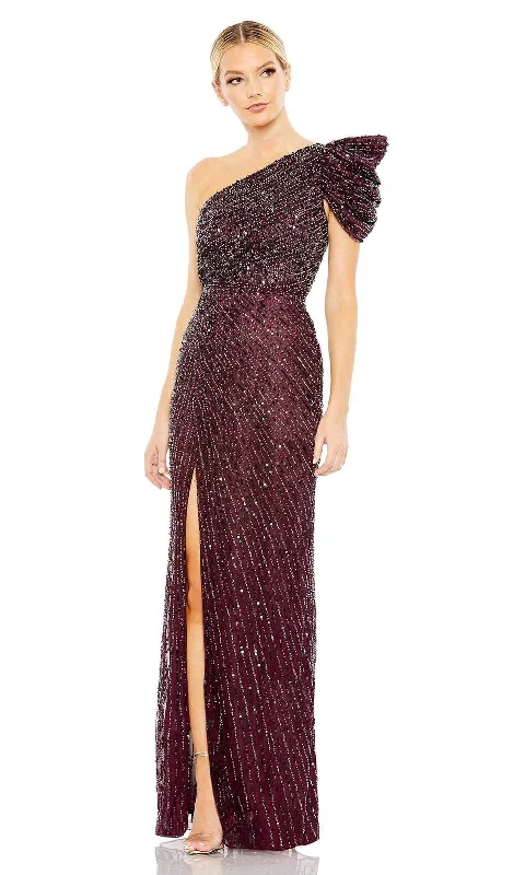 Mac Duggal - 5622 Draped Sleeve Sequin Gown Formal party dresses