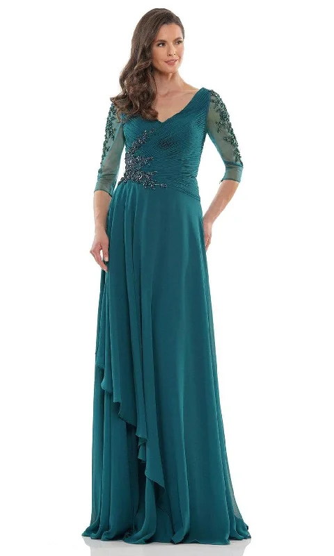 Marsoni by Colors - MV1135 Fitted A-Line Evening Dress Lace party dresses