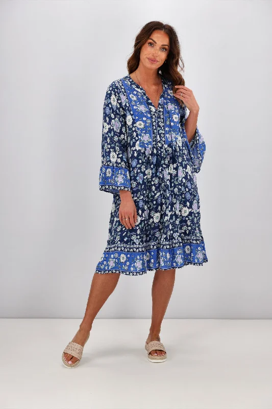 Boho Australia Sydney Dress Navy Floral Party floral dresses