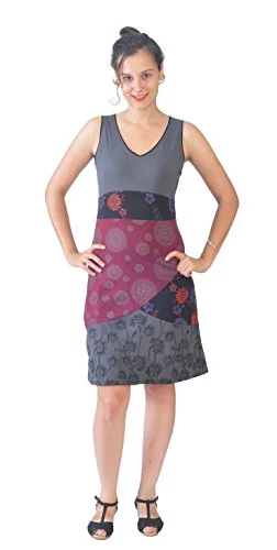 Ladies's Sleeveless Summer Dress with Multicolor Mandala Print and Pattern | Original Brand Outdoor floral dresses