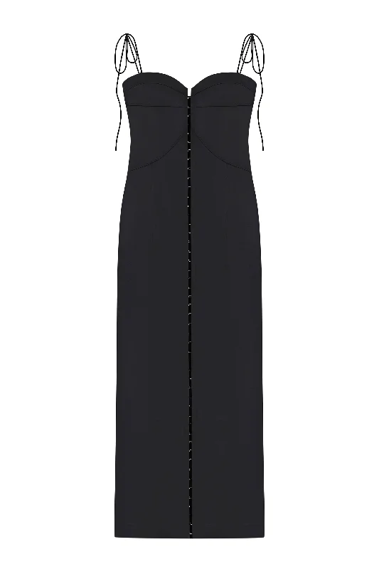 Anna October - Evelin Dress - Black Comfortable unclassified dresses