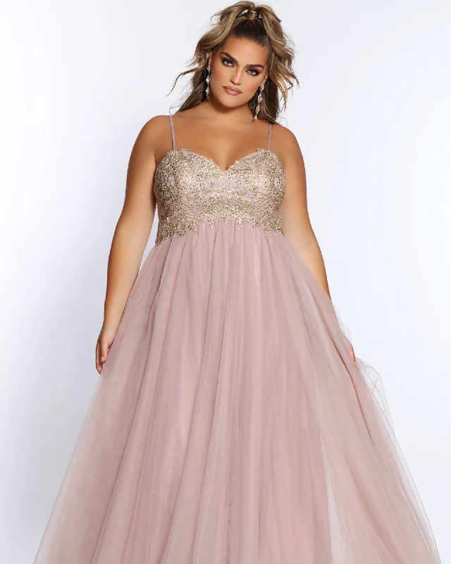 Aphrodite Prom Dress | Dusty Mauve/Gold Petite unclassified dresses