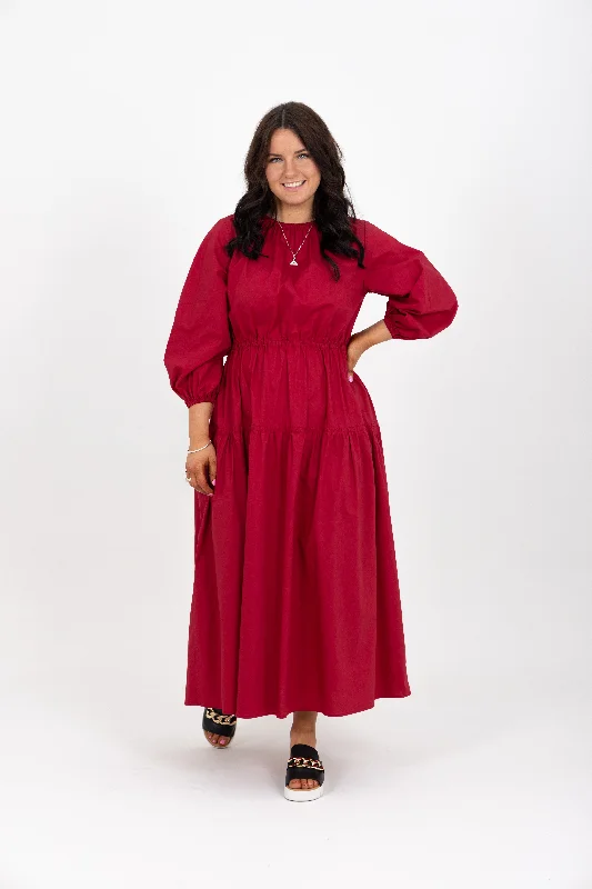 ASHLEY DRESS - RASPBERRY Soft fabric unclassified dresses