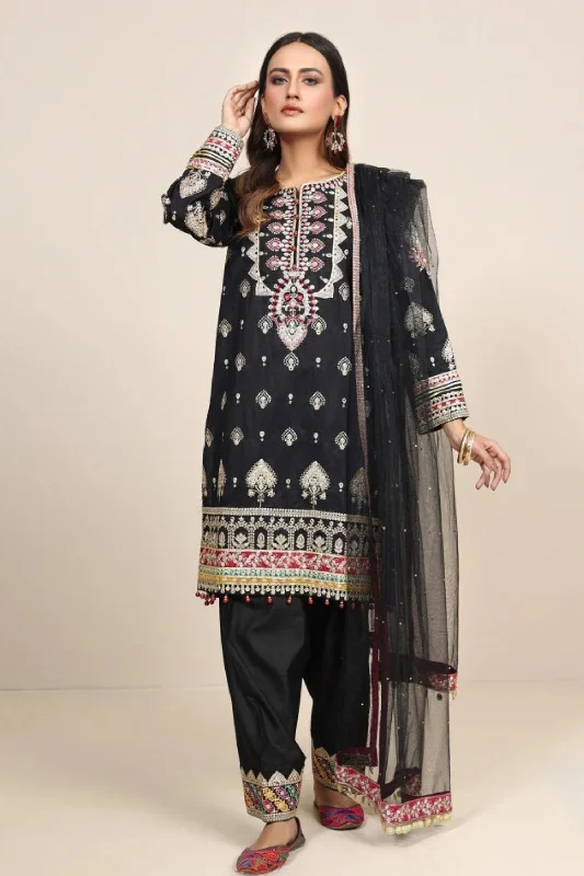 Black Katan Formal Wear Salwar Kameez Holiday unclassified dresses