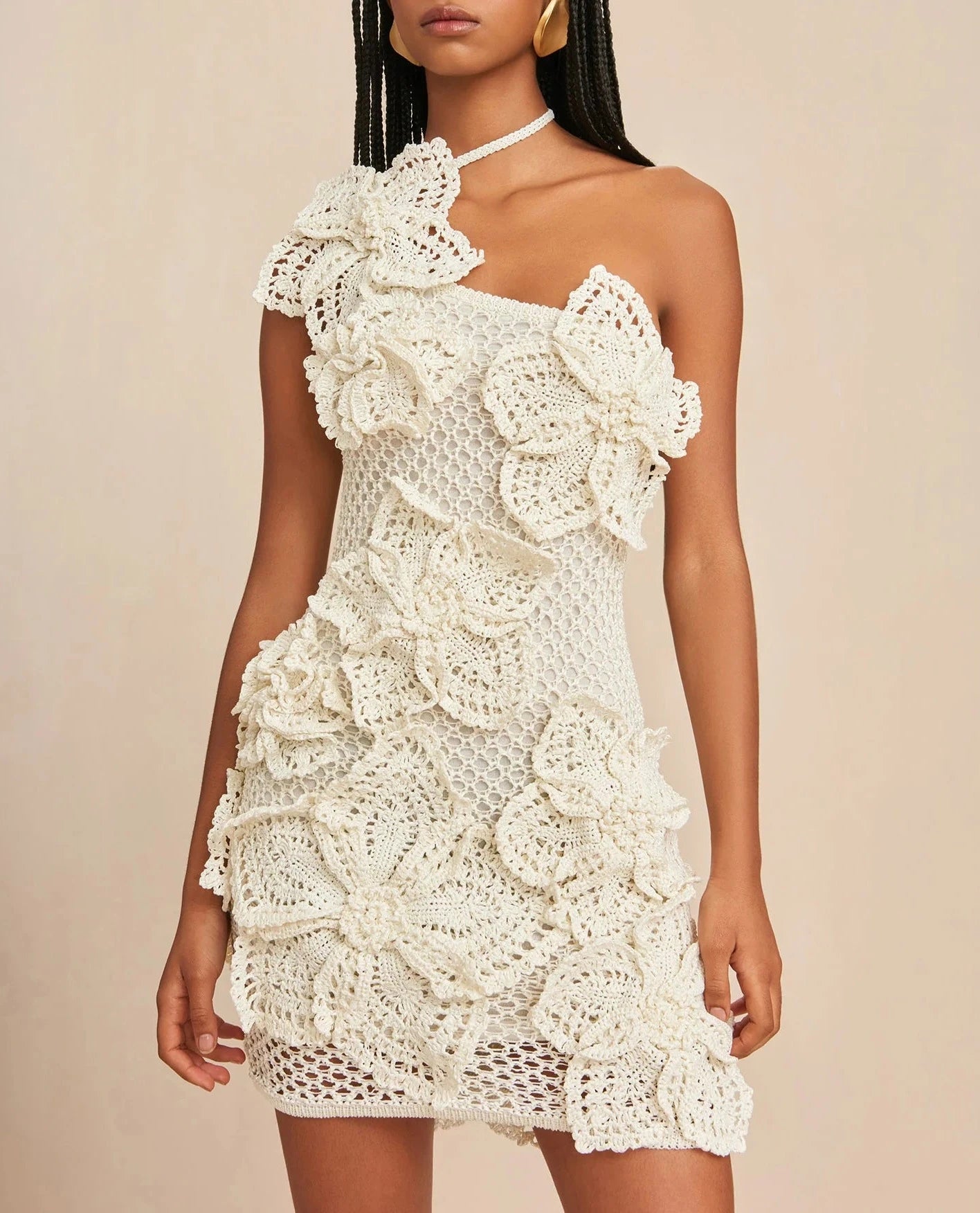 Cult Gaia - Kendria Crochet Dress - Off White A-line unclassified dresses