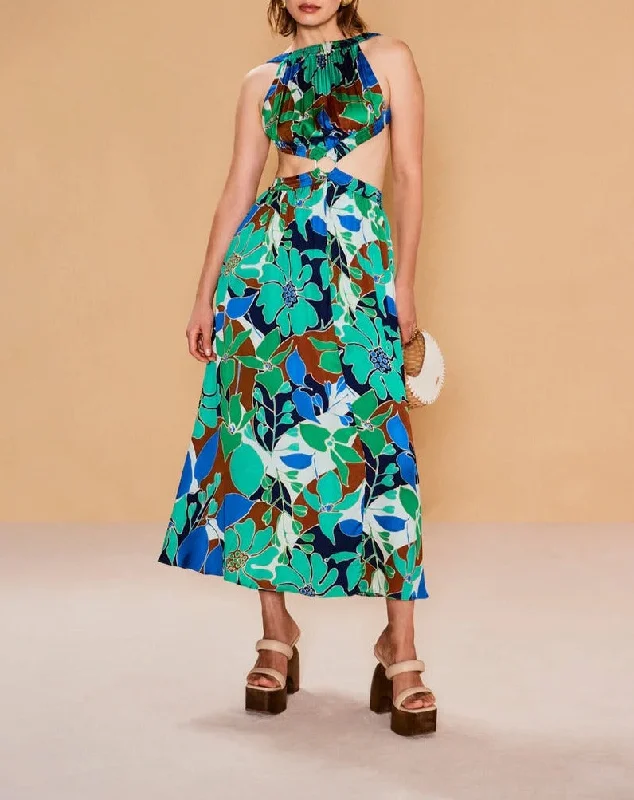 Cult Gaia - Theia Dress - Botanic Aqua Designer unclassified dresses