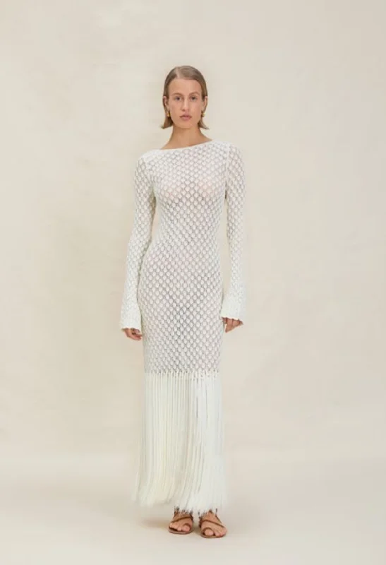 Devon Windsor - Callista Dress - Off White Winter unclassified dresses