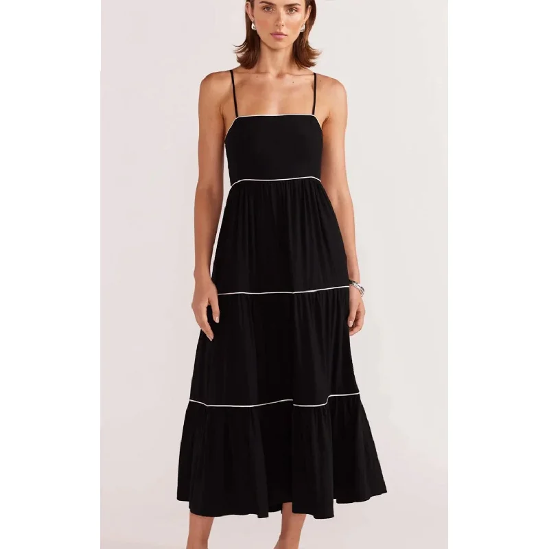 Dress Alexe Tie Back - Black Holiday unclassified dresses