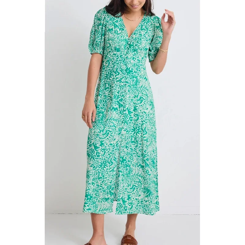 Dress Elemental - Green Batik Budget-friendly unclassified dresses