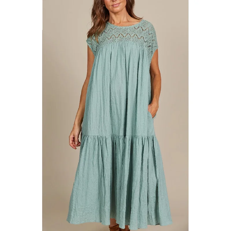 Dress Fleur Relaxed ONE SIZE - Seafoam Holiday unclassified dresses