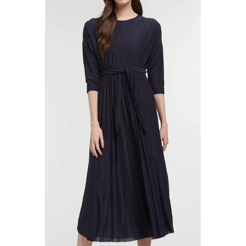 Dress Lurex Midnight Blue Elegant unclassified dresses