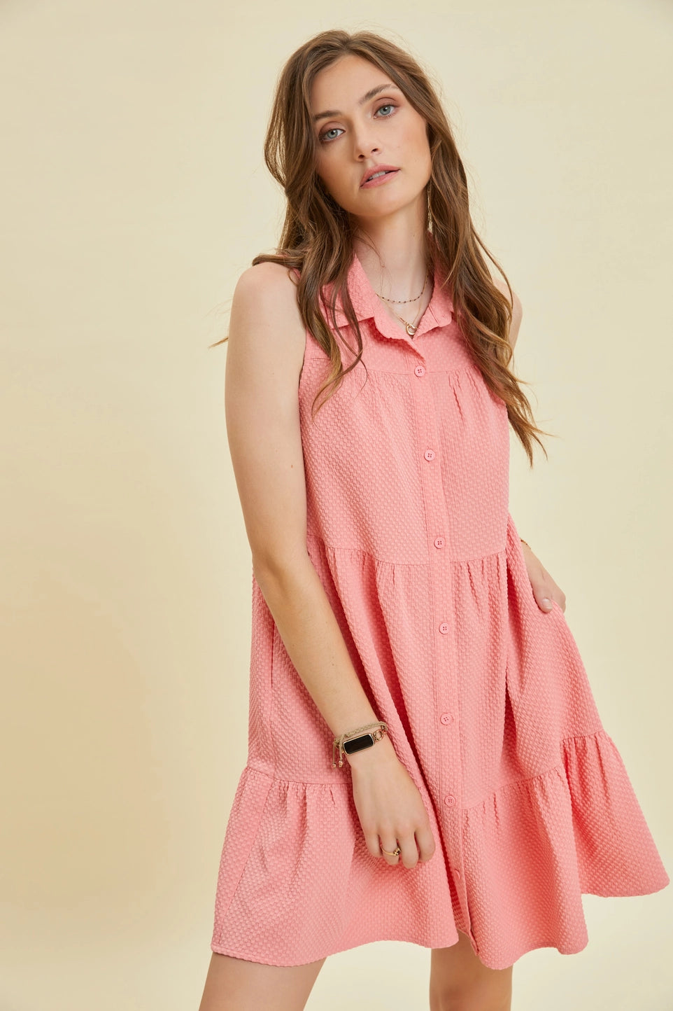 In the Breeze Button Down Dress Tulle unclassified dresses