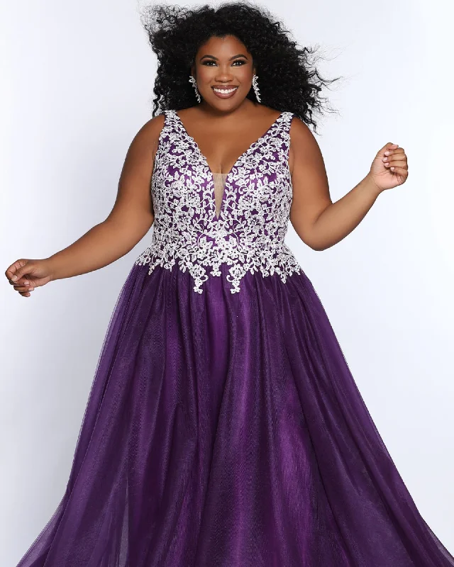 Fairy Tale Formal Dress | Plum Sequin unclassified dresses