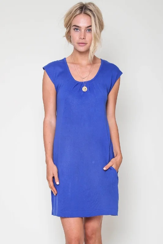 Tarah Knit Dress in Royal Boho unclassified dresses