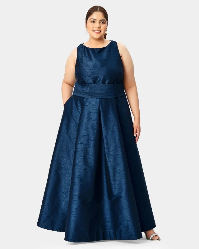 Jasmine dress | Navy Long unclassified dresses