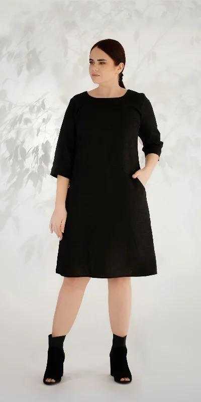 Black linen dress Lounge unclassified dresses