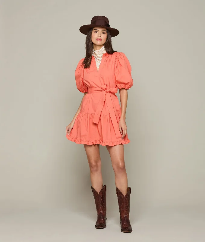 Kenne Dress :: Coral Dark color unclassified dresses