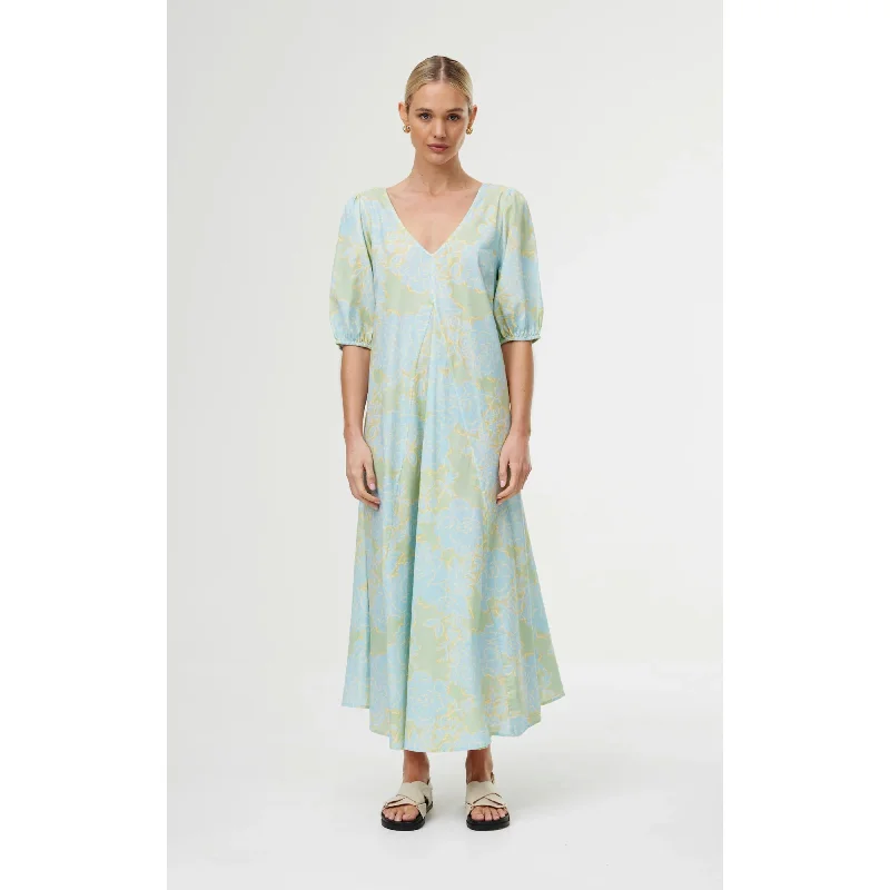 Kinney June Dress- Ocean Bloom Tulle unclassified dresses