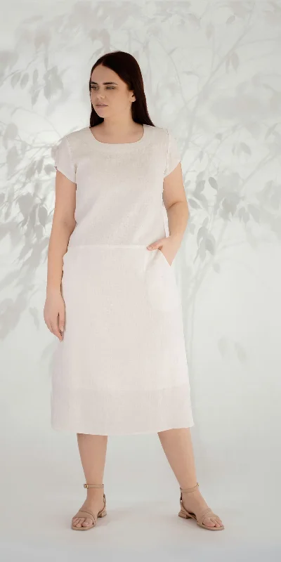 White linen dress Unique unclassified dresses