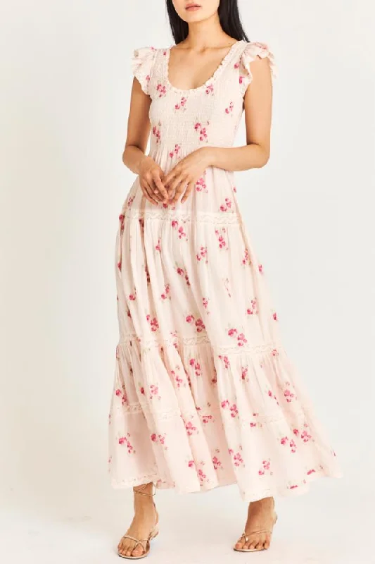 Loveshackfancy - Chessie Dress - Berry Moment Halter unclassified dresses