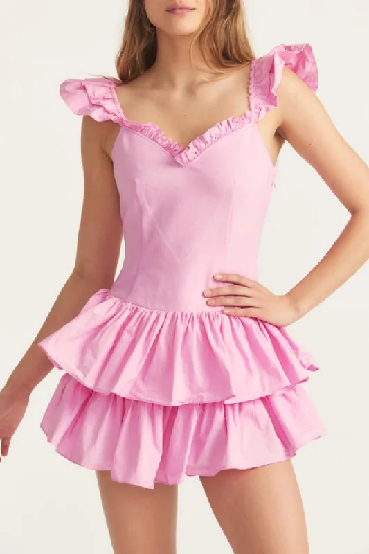 Loveshackfancy - Sanam Dress - Pink Pop Rocks Popular unclassified dresses