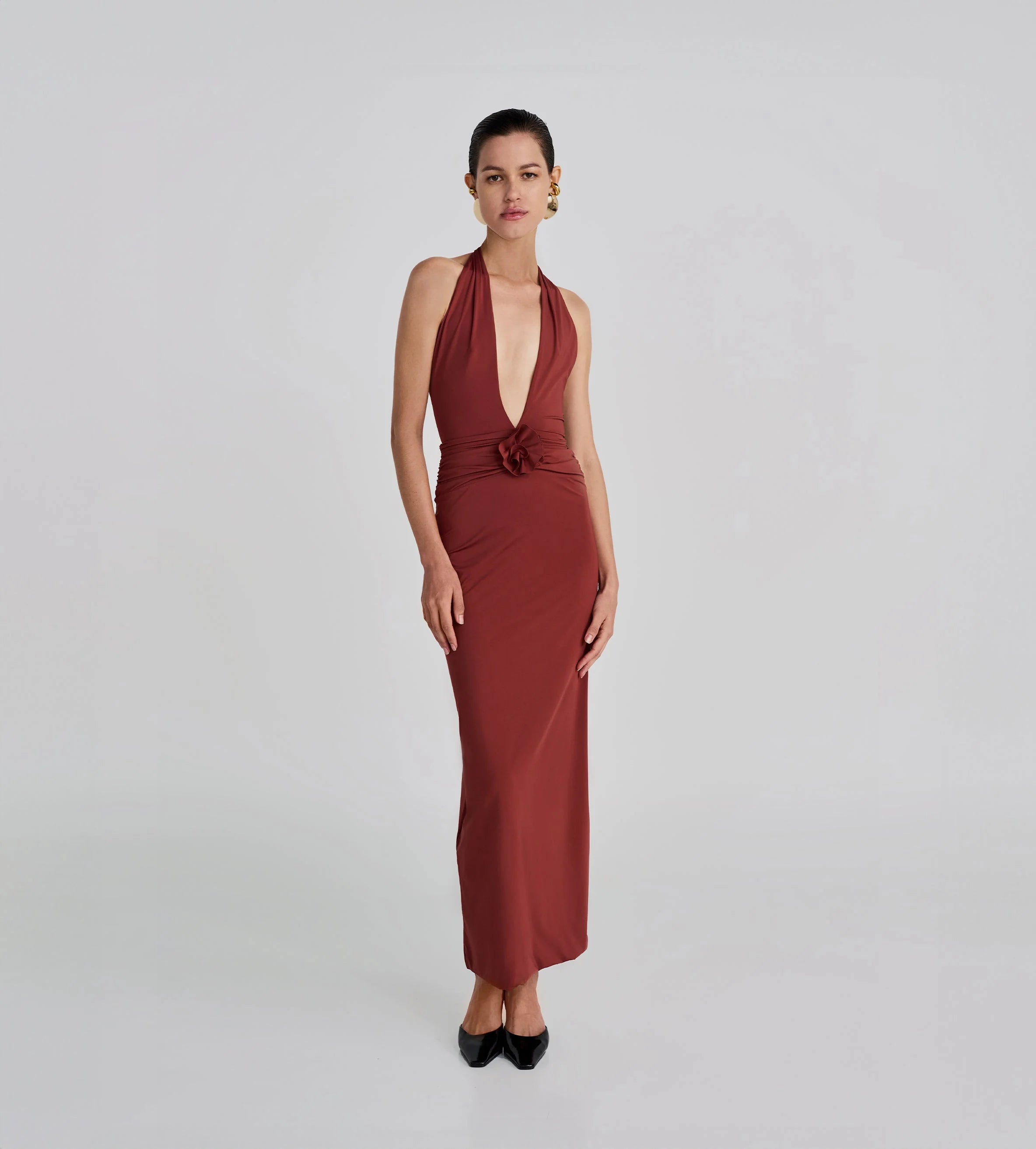 Maygel Coronel - Lirio Dress - Chestnut Everyday wear unclassified dresses