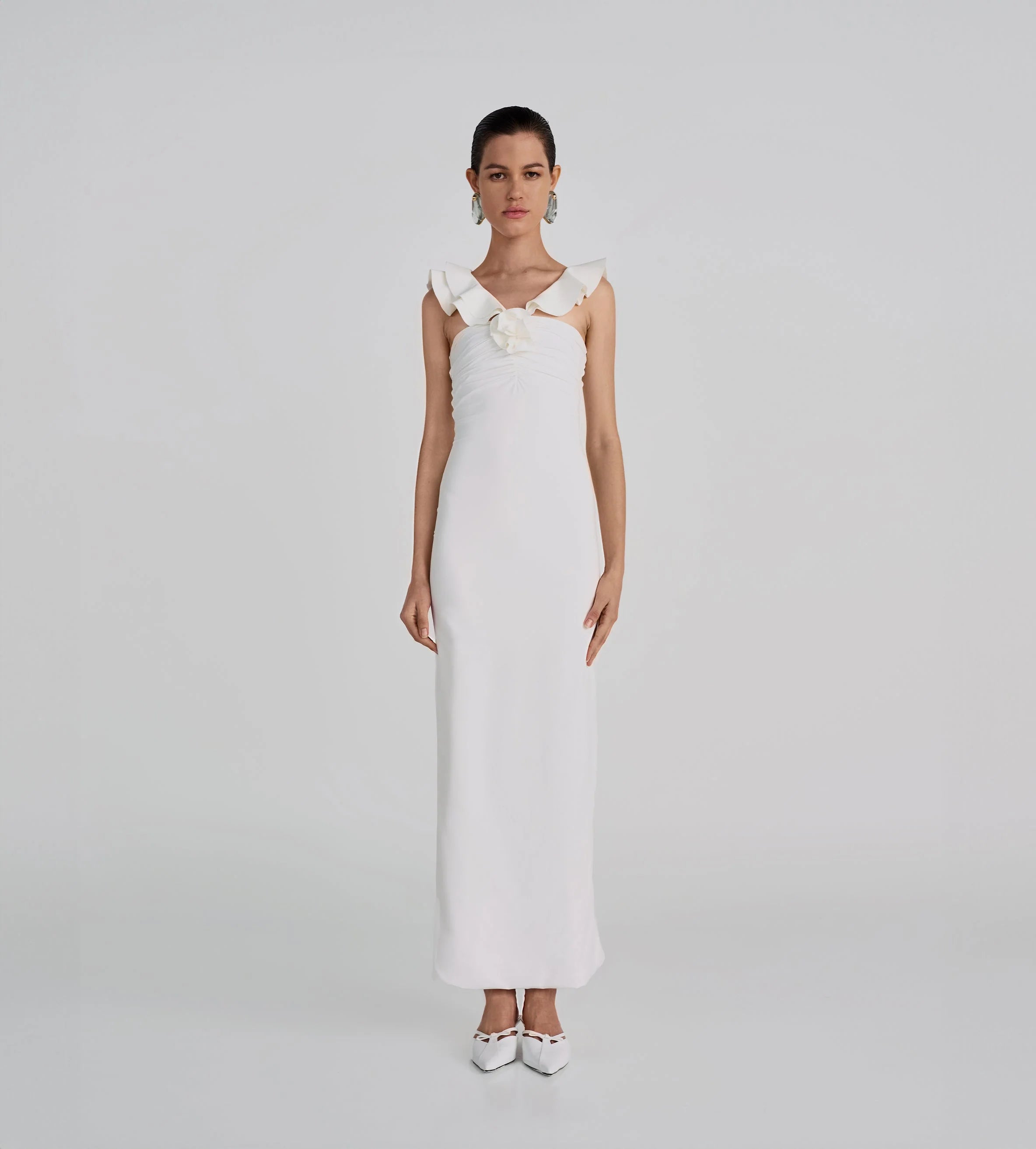 Maygel Coronel - Sortilegio Dress - Off White Flowy unclassified dresses