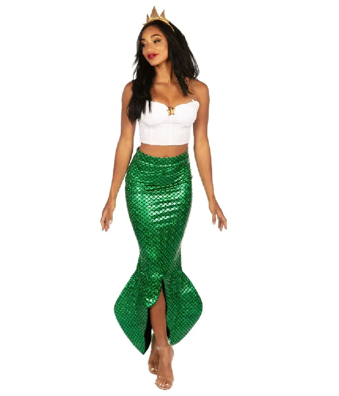 Mermaid Costume Dress Backless unclassified dresses