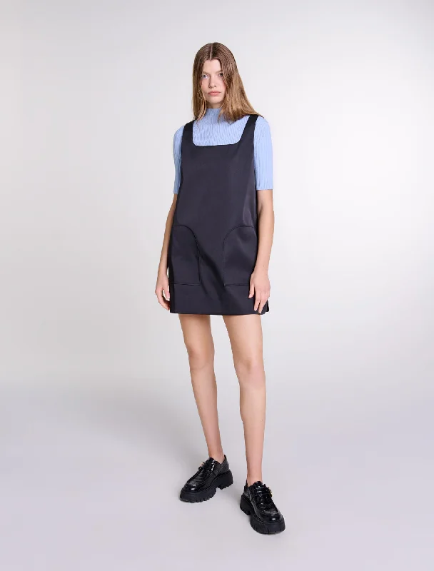 Satin pinafore dress Discounted unclassified dresses