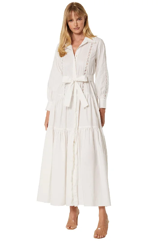 Misa - Marlena Dress - White Summer unclassified dresses