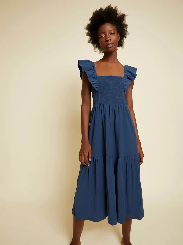 Nation Ltd - Gwen Dress - French Navy High-low unclassified dresses