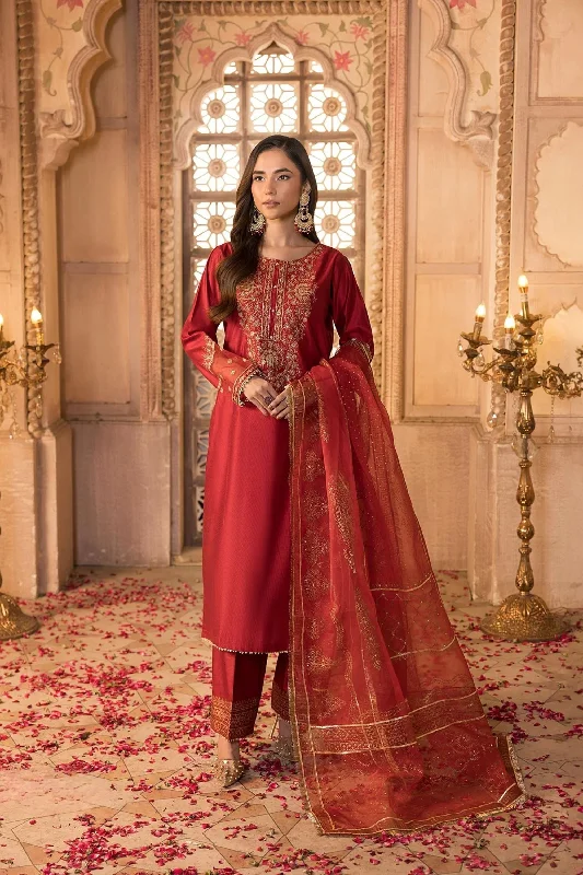 Red Golden Katan Formal Wear Suit Denim unclassified dresses