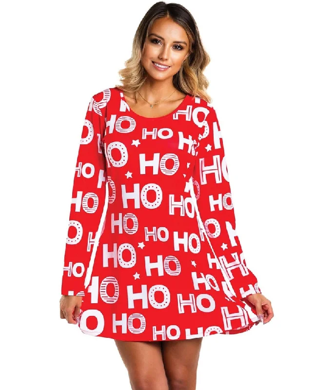 Women's Ho Ho Ho Dress Short unclassified dresses