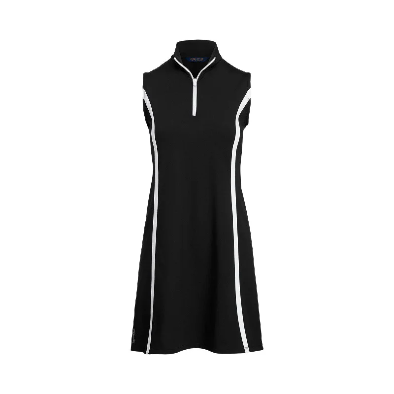 RLX Ralph Lauren Polo Black Womens 1/4 Zip Dress Graduation unclassified dresses