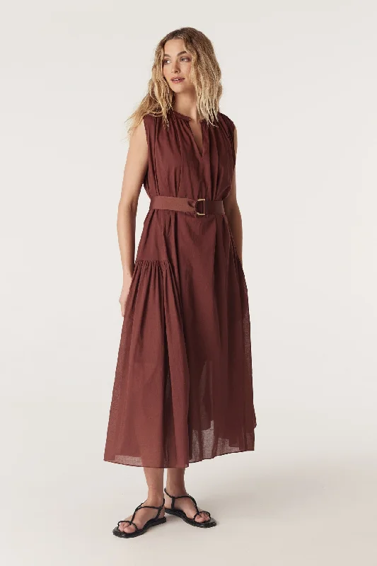 Salma Voile Dress - Rust Lace unclassified dresses