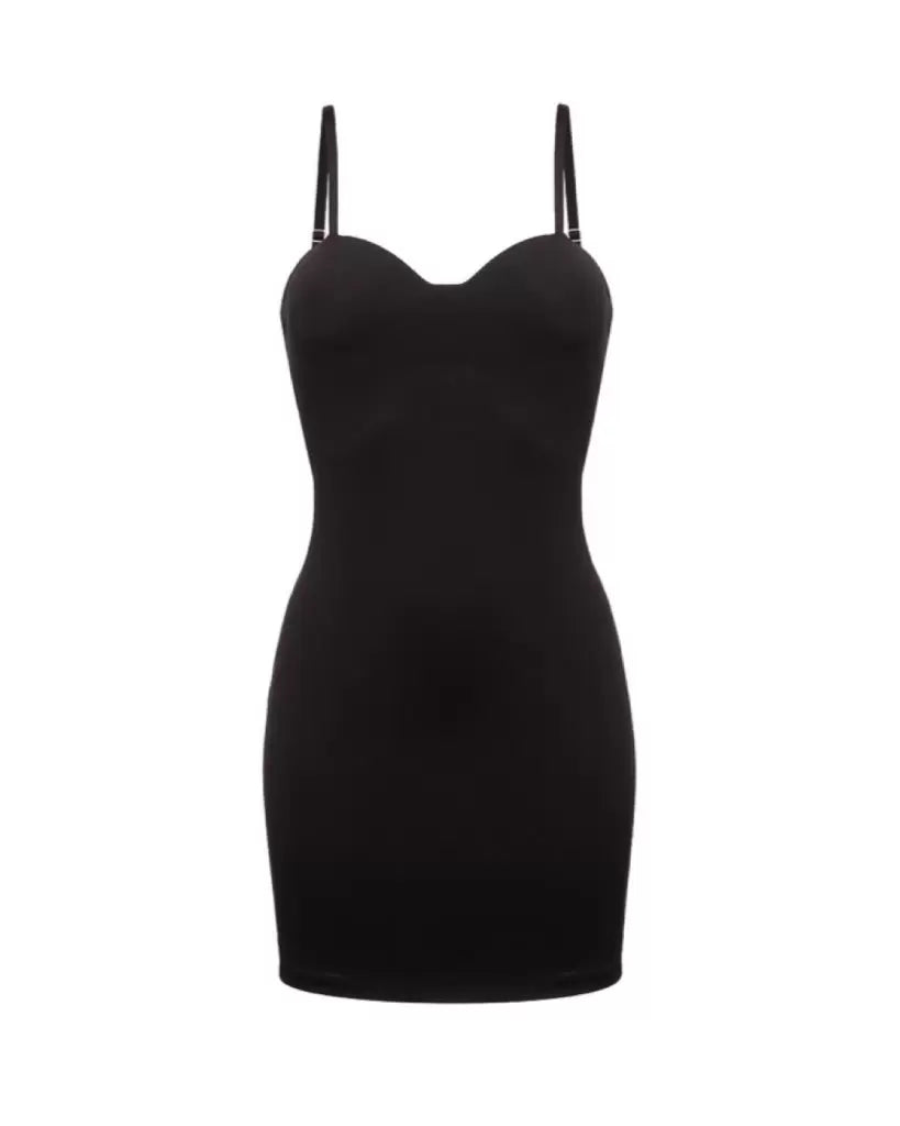 Santa Brands - Slip Dress - Black Vintage unclassified dresses