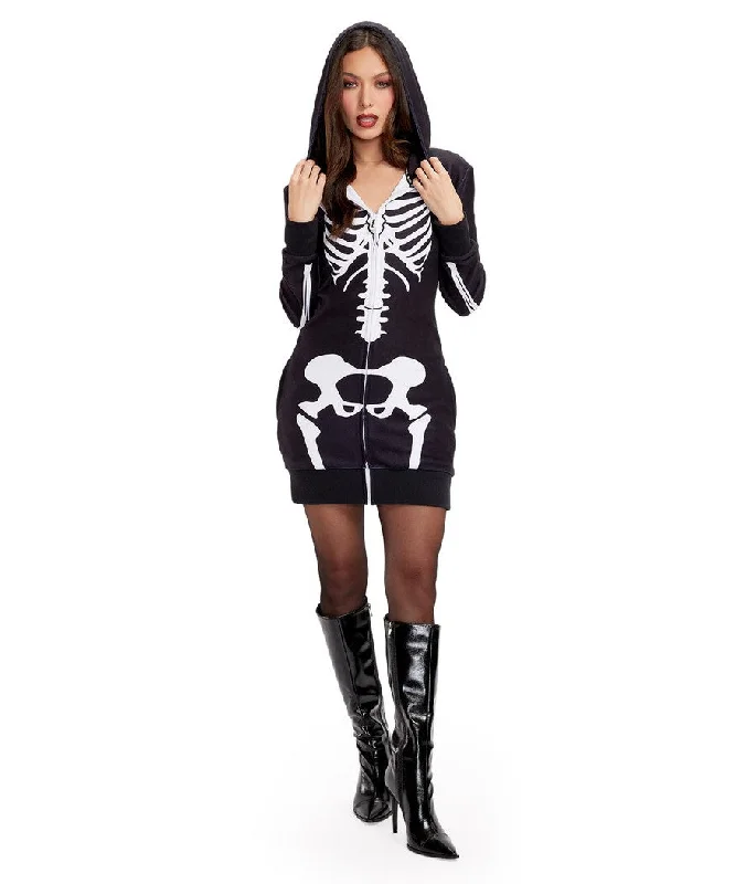 Skeleton Costume Dress Mesh unclassified dresses