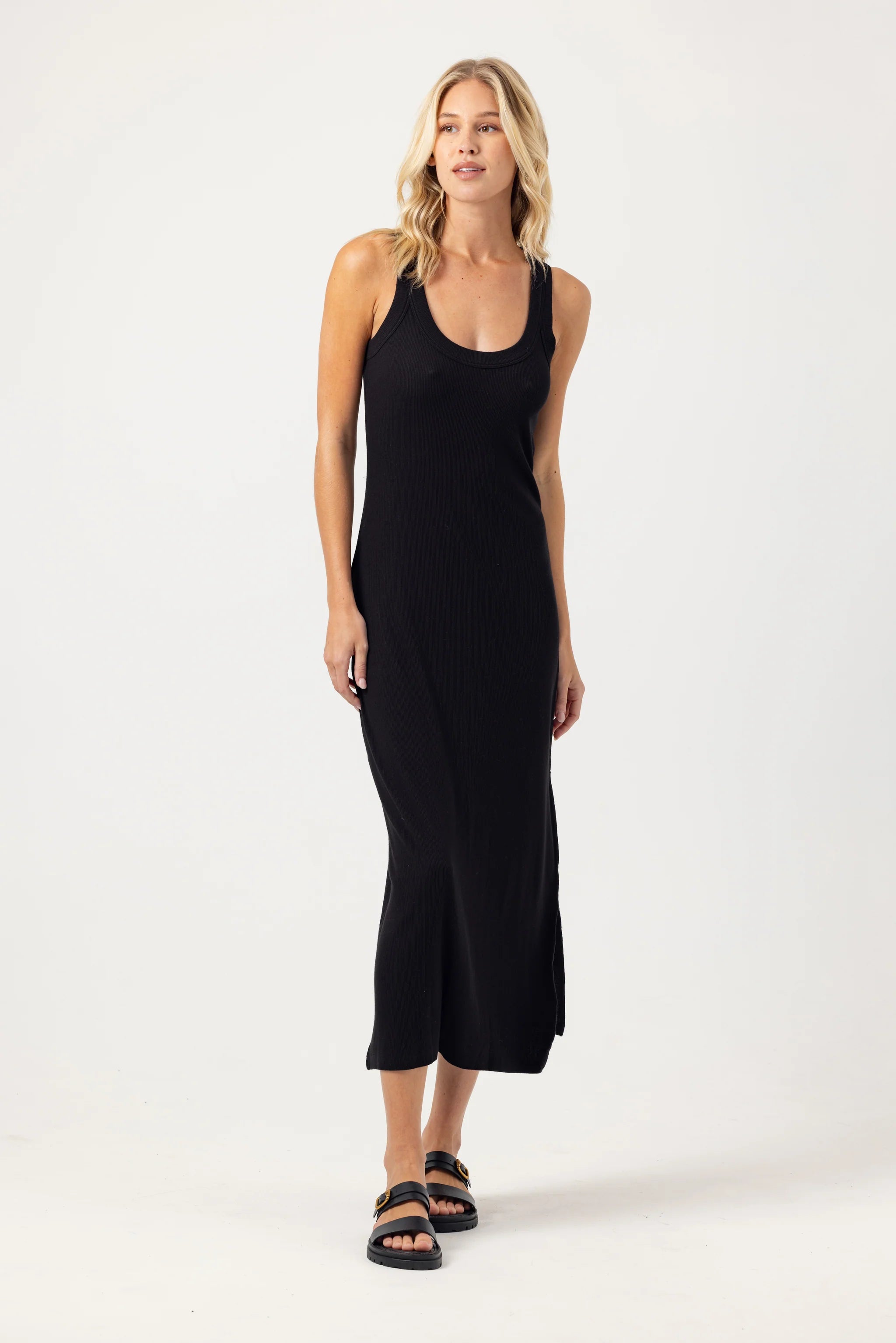 Sundays - Inez Dress - Black Open-back unclassified dresses